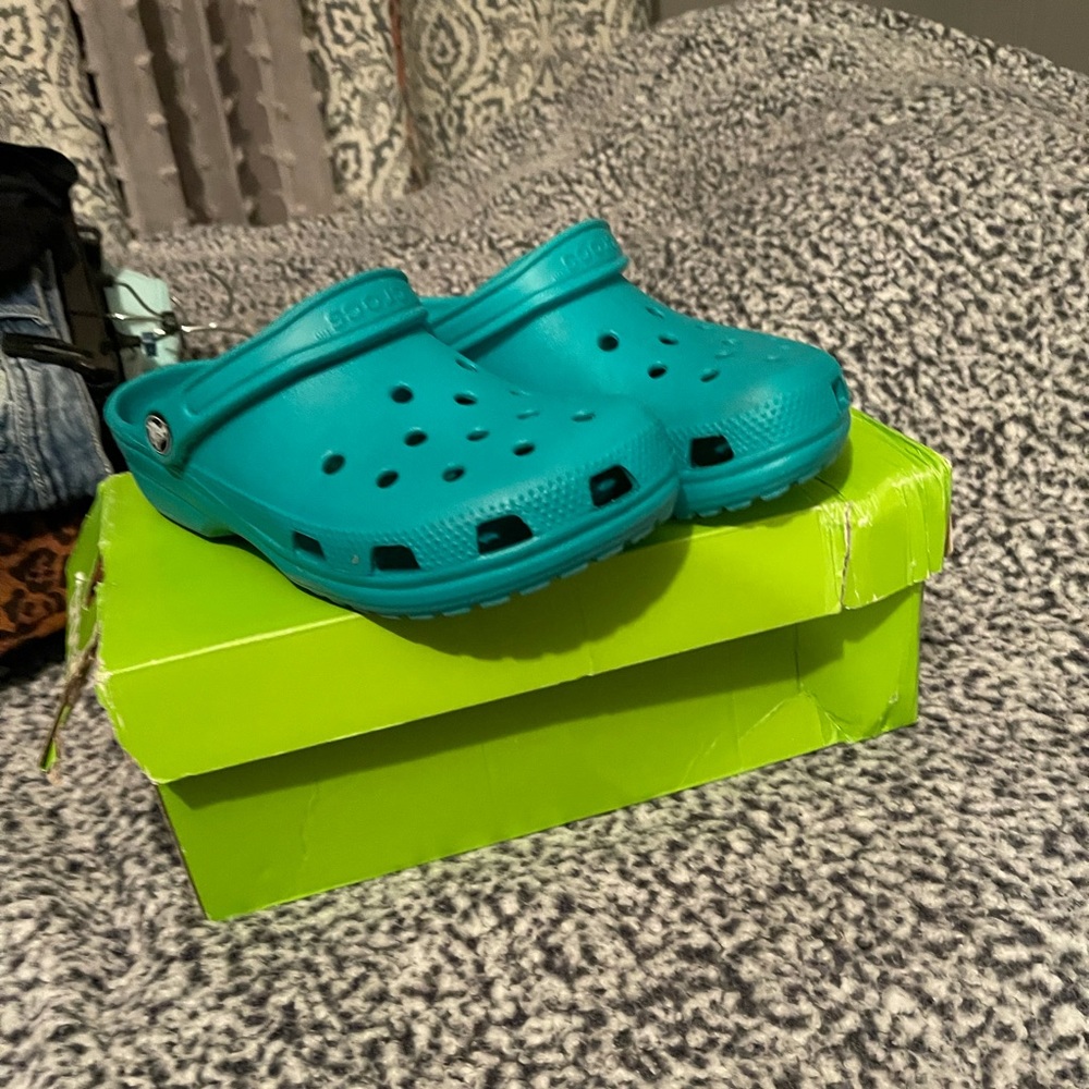 Blue Crocs